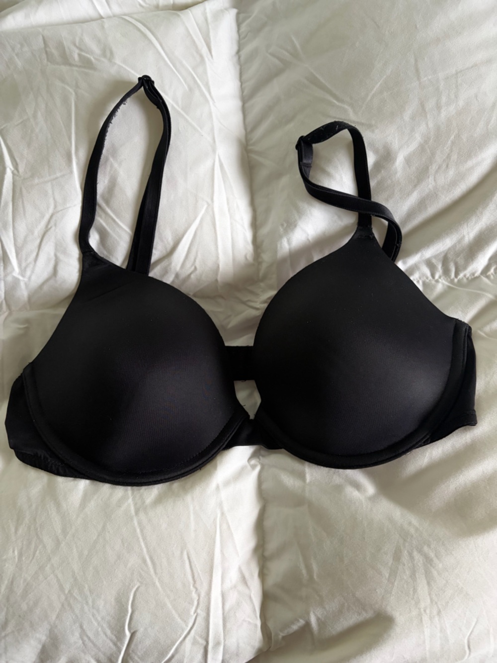 PINK Victoria's Secret Smooth Black T-Shirt Bra